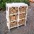 Wood Cabinet With Six Rattan Drawers