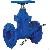 Ductile Iron Resilient Rising Stem Gate Valve Din 3202 F4 F5 Pn10 Pn16