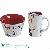 Customized Red Christmas Ceramic Bowl And Coffee Mug Set Factory