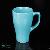 V Shape Glazed 11oz Stoneware Ceramic Coffee Mugs