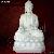 Factory Direct Supply White Marble Sitting Buddha Statue Sculpture For Outdoor Garden Or Indoor