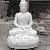 Manufacturer White Marble Buddha Statue For Outdoor Garden And Home Decor