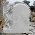 Manufacturer White Marble Standing Angle Gravestone For Cemetery And Memorial For Sale