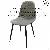 Wooden Leg Upholstered Simple Dining Chair
