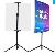 Double-sided Tripod Poster Stand Adjustable Sign Holder For Business