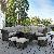 Outdoor Patio Wicker Rattan Sectional Sofa