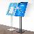 Floor Poster Stand Adjustable Sign Holder For Business