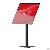 Magnetic Floor Stand Pedestal Sign Holder Stand For Retail Store