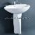 Pedestal / Bathroom / Corner Wash Basin A4062