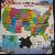 Magnetic Map Puzzle, Magnetic Usa Map Puzzle