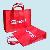 Red Non-woven Promotion Bag With Handle