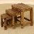 Hardwood Nest Of Table Set Of Three Manufacturer, Exporter And Wholesaler India