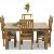 Rosewood Dining Set Manufacturer, Exporter And Wholesaler India