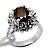 Sell 925 Silver Natural Garnet Ring Item #j0709174s