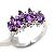 Sell Sterling Silver Natural Amethyst Ring Item No Y030623z