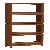 Open Book Case 4 Shelves Minimalist And Modern Style