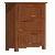 Mahogany Teak Zapatero Chest 3 Drawers Bedroom Minimalist Indoor Furniture