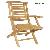 Savana Folding Chair With Arm Rest Horisontal Slats Teak Garden Outdoor Furniture