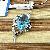 Sell Sterling Silver Natural Blue Topaz Pendant, Earring, Ring, Amethyst / Sapphire Ring