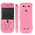 Blackberry Javelin Curve 8900 Housing Faceplate Cover Metalic Pink And Blue And Green