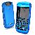 Matte Housing Faceplate Cover Blue And Black For Blackberry Javelin Curve 8900