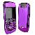 Chrome Housing Faceplate Cover Purple For Blackberry Javelin Curve 8900