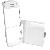 Housing Faceplate Cover Metalic Grey White And For Blackberry Javelin Curve 8900