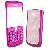 Matte Housing Faceplate Cover With Keypad / Metal Dot Battery Cover Magenta For Blackberry Bold