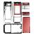 Complete Set Housing Faceplate Cover For Nokia 3230 Red