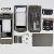 Complete Set Housing Faceplate Cover For Nokia 6260 Grey