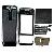 Set Housing Faceplate Cover For Nokia E66 Black New And Oem