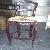 Mahogany Woven Bar Dining Chair Wooden Rattan Indoor Furniture