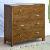 Mahogany Dresser Four Drawers Minimalist Style Teak Wooden Indoor Furniture Java Indonesia