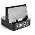 Universal Dock Cradle Charger Stand Holder For Ipad Black