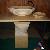 Marble Countertop Pedestal Sink Ld-f038