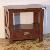 Mahogany Minimalist Bedside Night Stand 1 Drawer Solid Wooden Indoor Furniture Java Indonesia