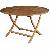 Teak Round Folding Dining Table Teka Outdoor Garden Furniture Solid Kiln Dry Java Indonesia