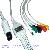 One Piece 5 Lead Patient Monitor Cable With Leadwire