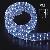 50 Meter White Led Rope Light, 3000 Leds With 10 Function Controller For Weddings, Christmas Bars