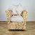 Rattan Armchair Single Seater Woven Indoor Furniture Knock Down Natural