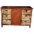 Barcelona Mahogany Rattan Cabinet Woven Wicker Indoor Furniture Bali Java Indonesia