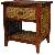 Traditional Java Rattan Bedside Night Stand Woven Wicker Indoor Furniture Indonesia