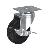 Swivel Nylon Caster Wheel With Side Brake