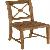 Cross Back Teak Dining Chair