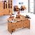 Office Manager Wooden Table, Boss Desk, Commercial Executive Furniture