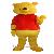 Winnie Pooh Mascot Costume Cartoon Character Costumes