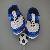 Hand Crochet Baby Boots, With Foot Ball Button