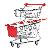 Multi-function Mini Double-deck Shopping Cart Desktop Organizer